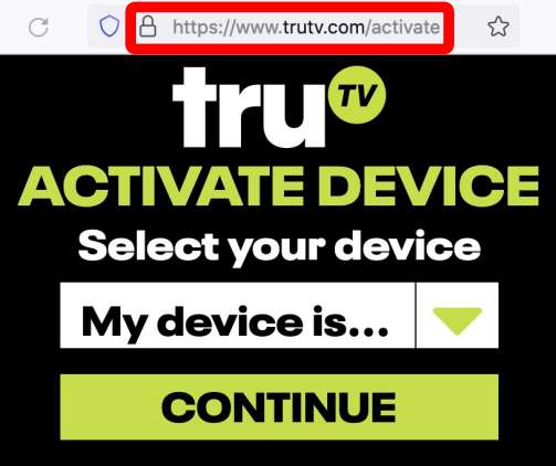 trutv activate