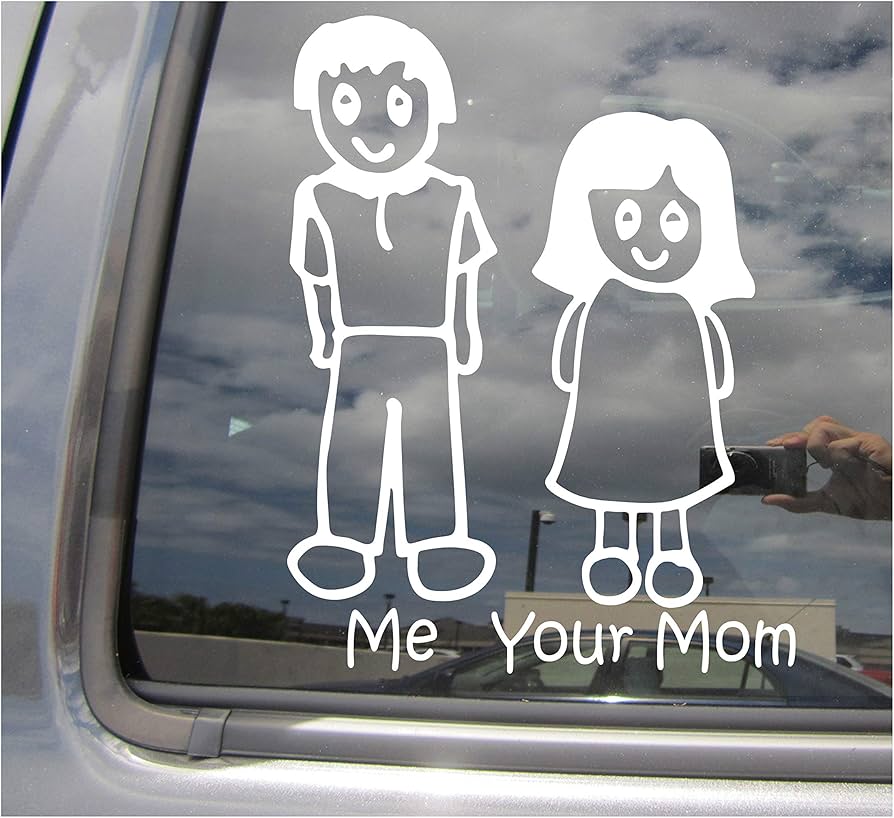 me your mom stick figure