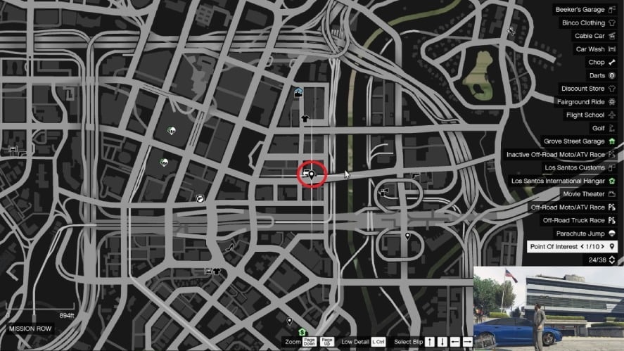 gta 5 police station location