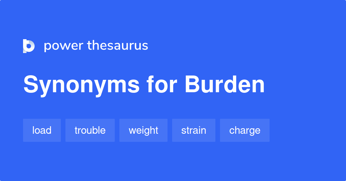 burden synonym