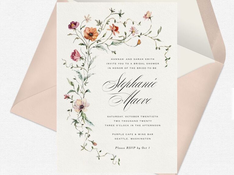 rsvp website for bridal shower