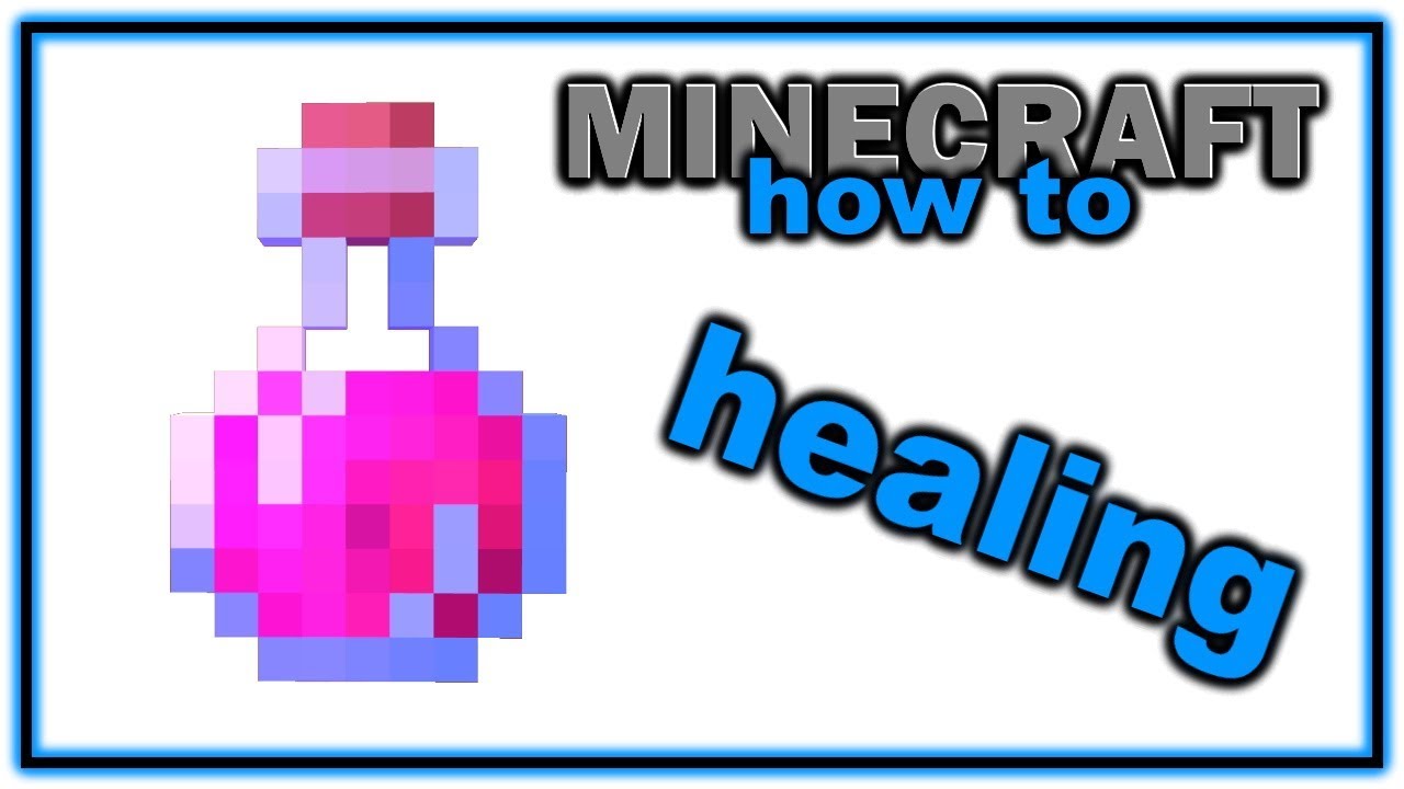 how to make a healing potion in minecraft