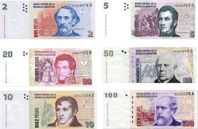 peso mexicano vs peso argentino