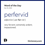 perfervid definition