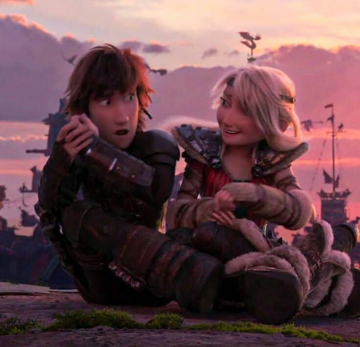 httyd hiccup and astrid