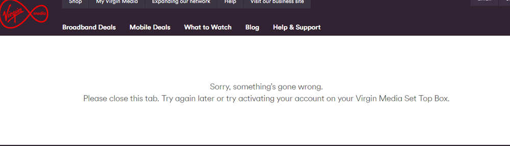 netflix not working on virgin