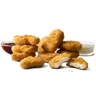 chicken nuggets calories mcdonalds 10