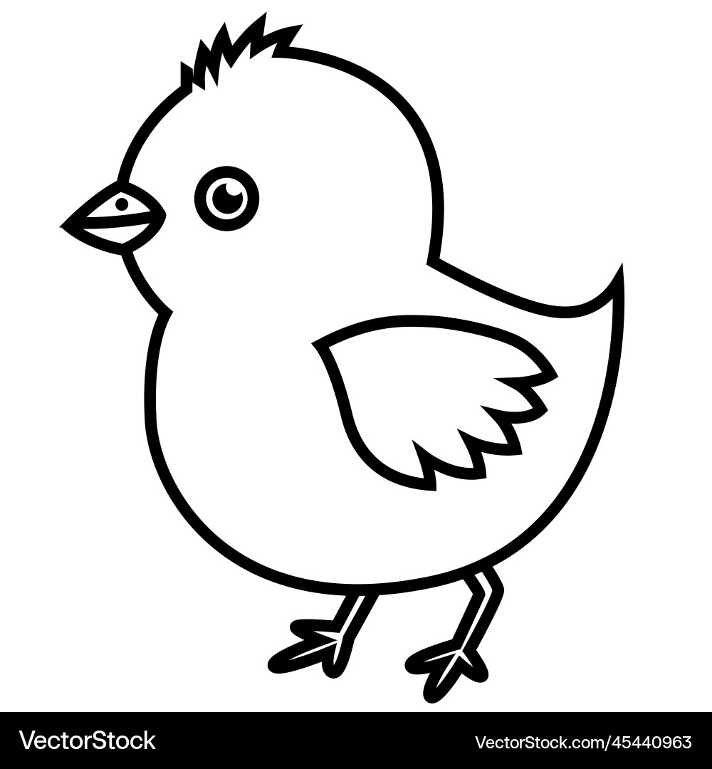 chick outline