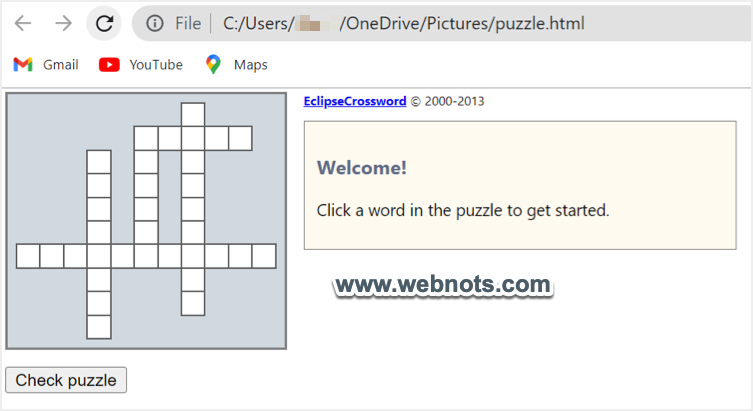 webpage program crossword clue