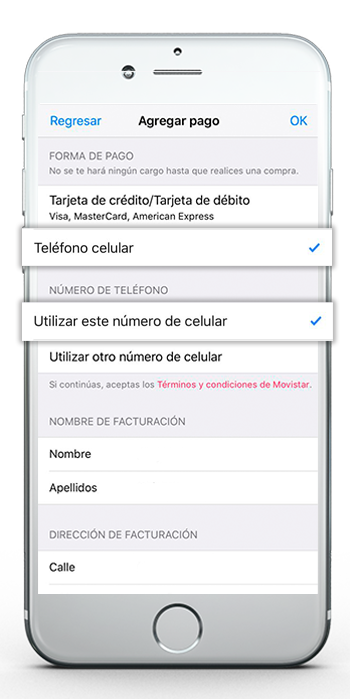 activar facturación movistar