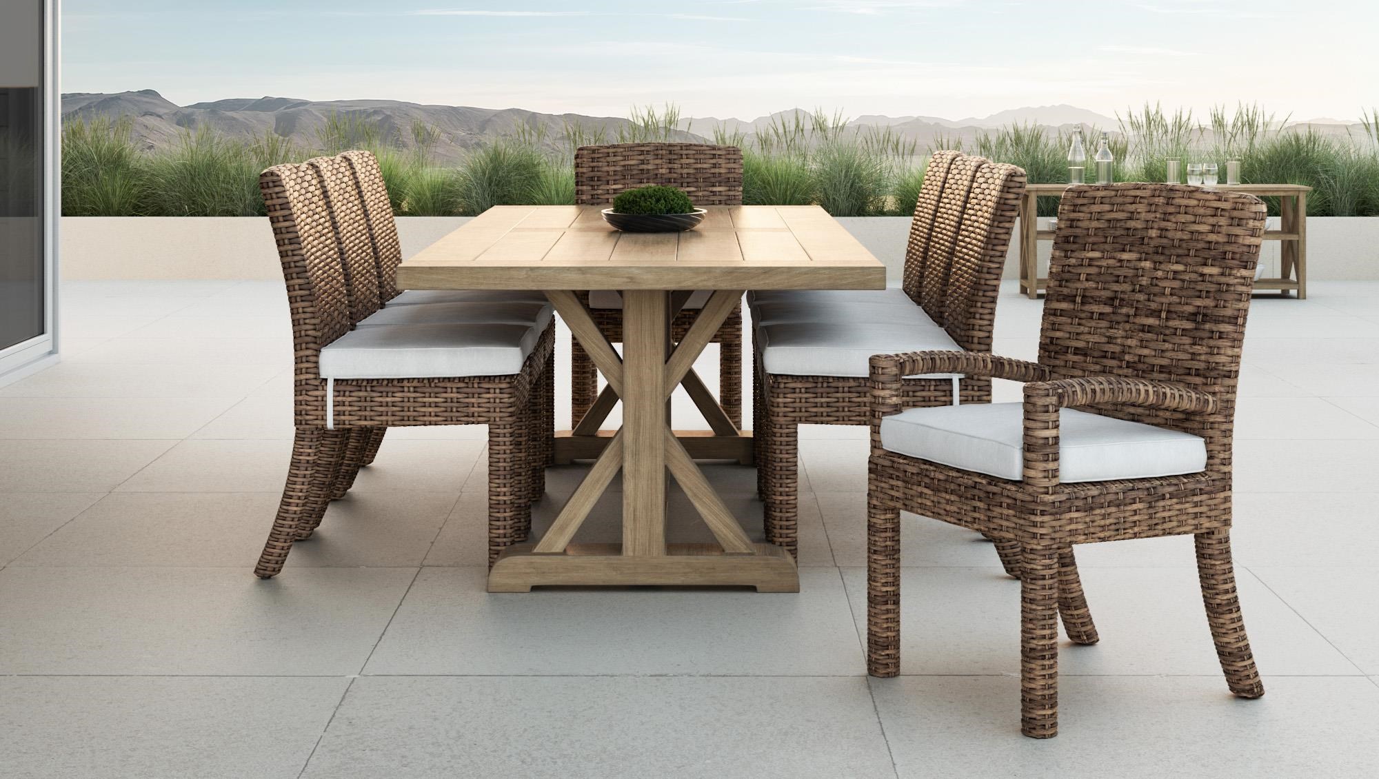 9 piece outdoor dining set