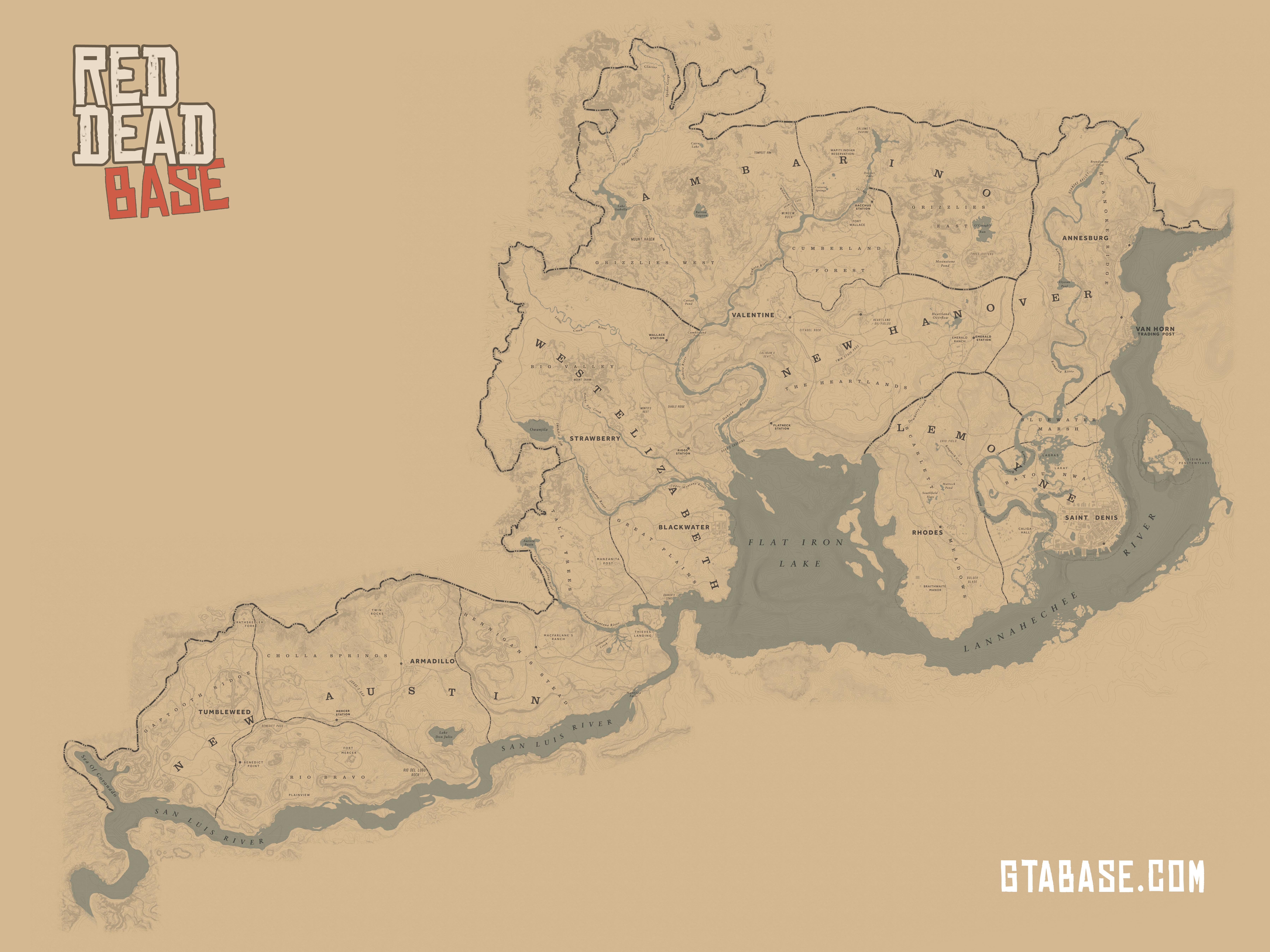 rdr2 online map