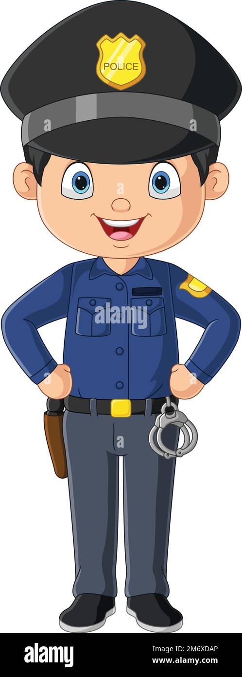 police officer cartoon