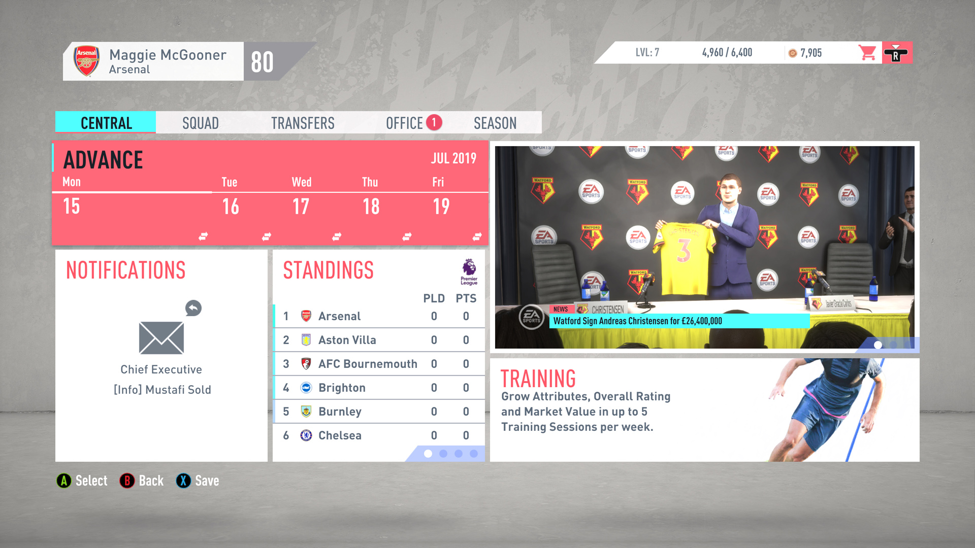 fifa 20 career mode