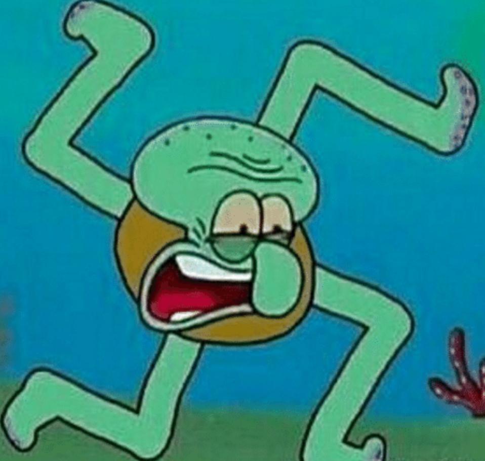 cursed squidward