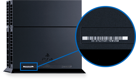 ps4 serial number check