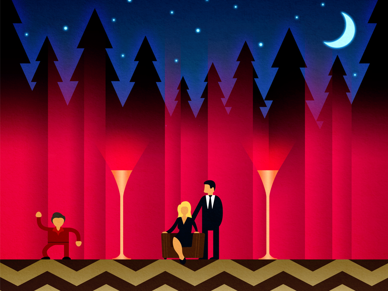 twin peaks wallpaper