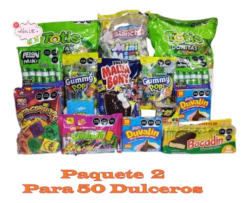 dulces para dulceros