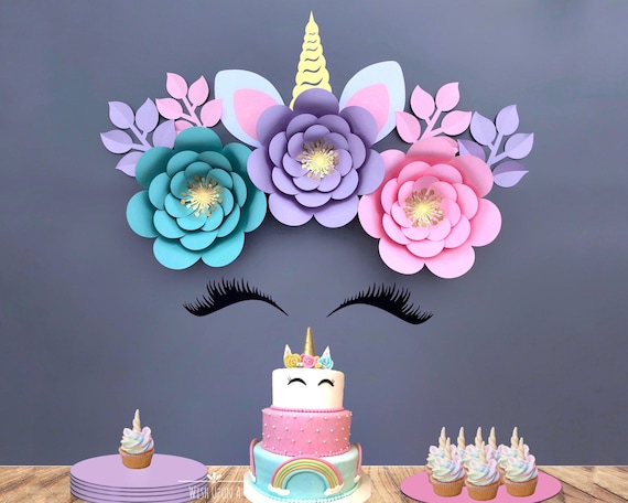 decoraciones de unicornio para fiesta de niña