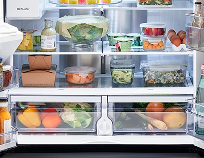 samsung fridge shelves