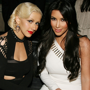 christina aguilera and kim kardashian