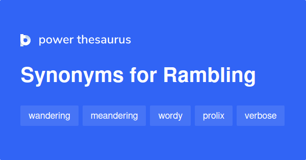 rambling synonym