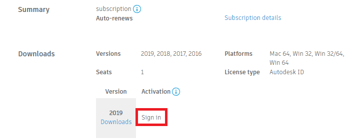 product key revit 2019