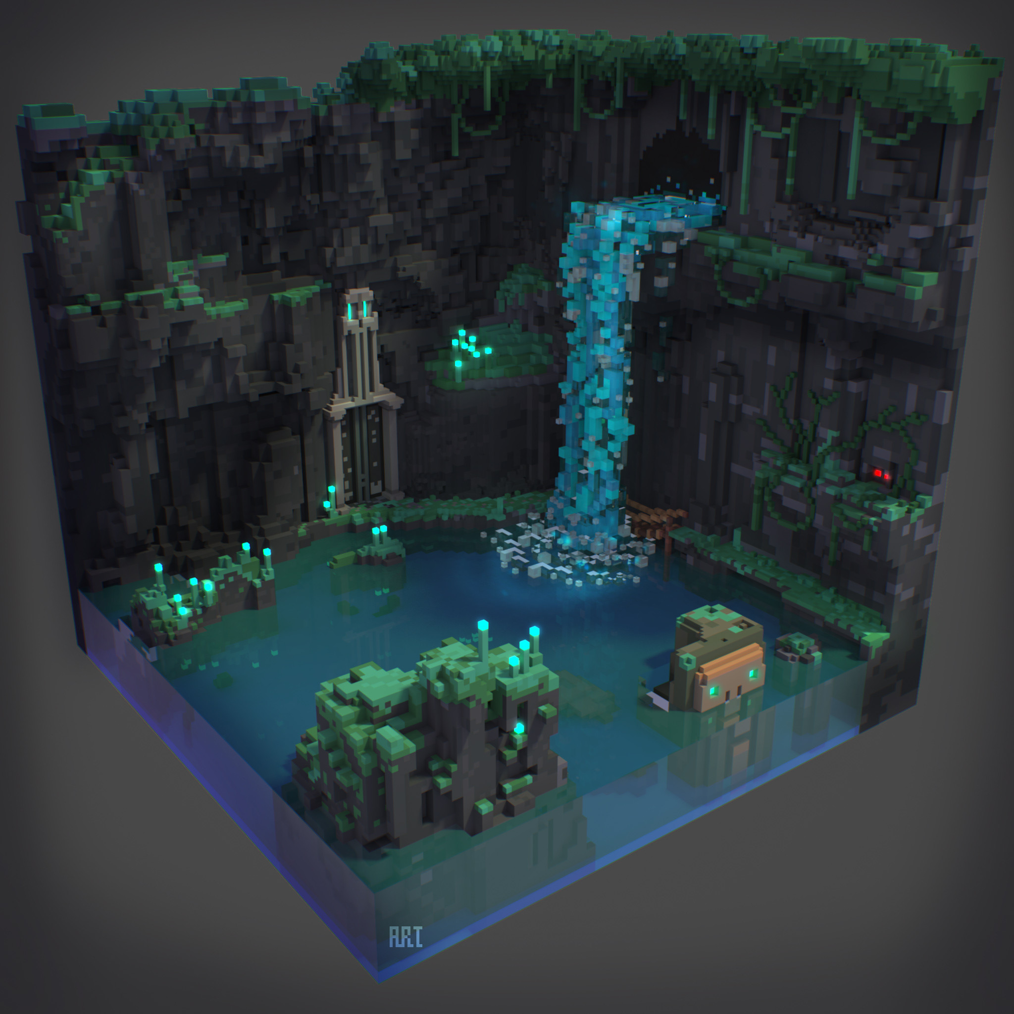 voxel artwork