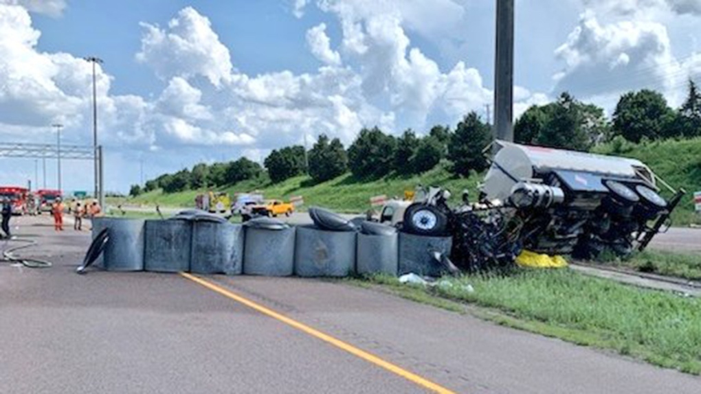 highway 410 brampton accident today