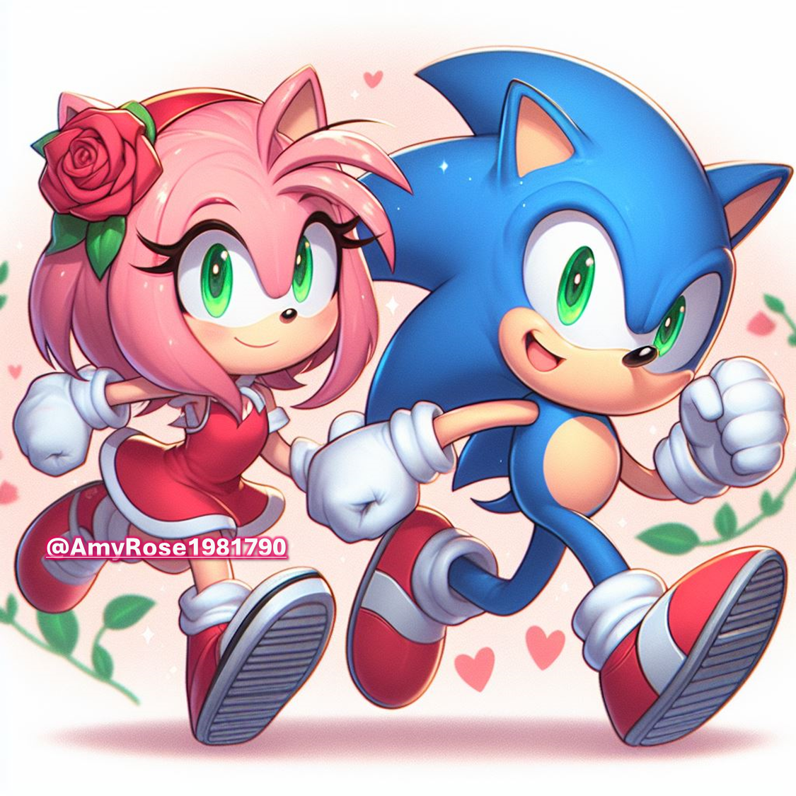 sonic y amy rose