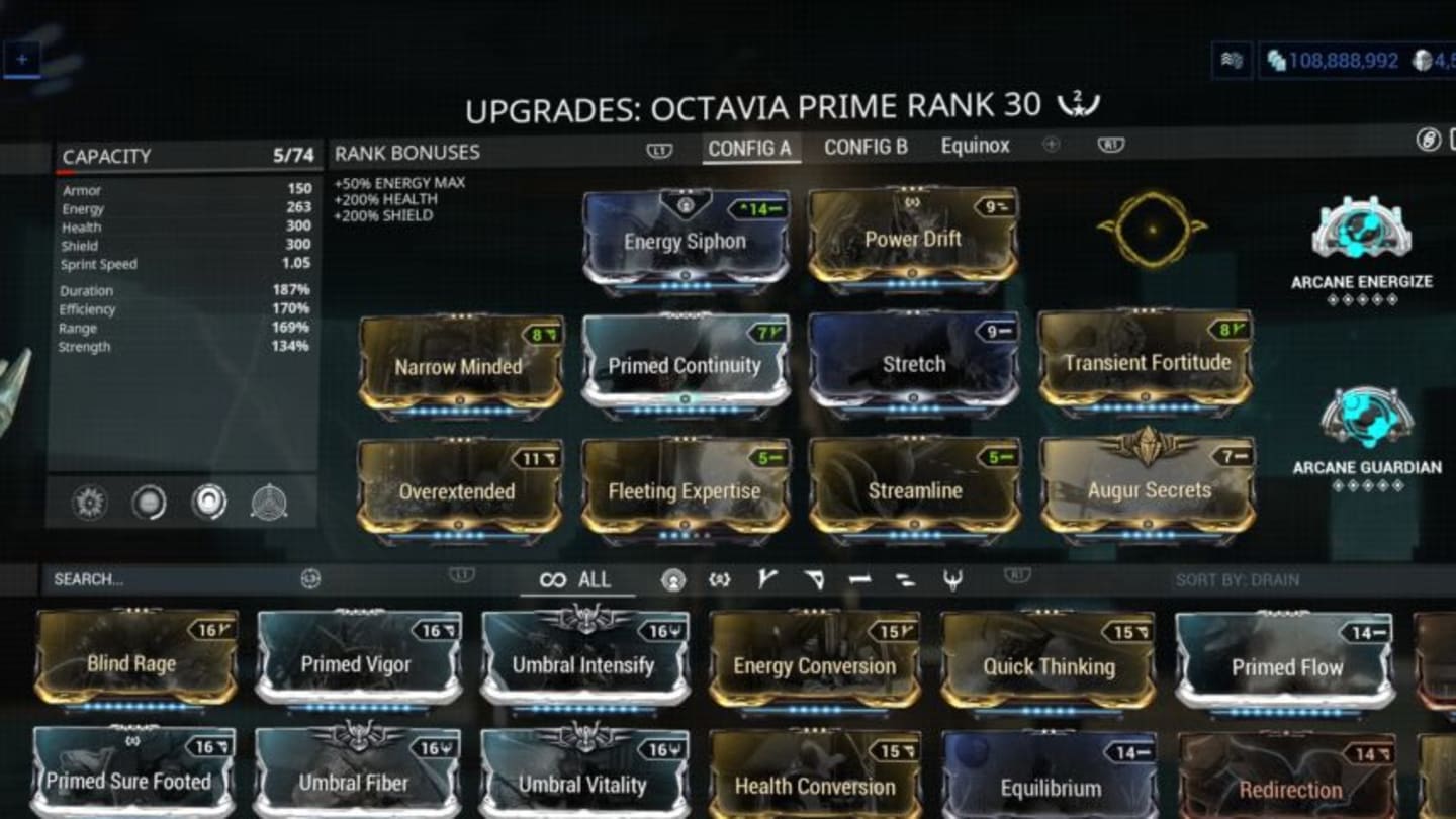 octavia prime build