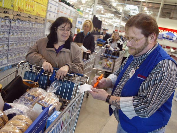 salary of cashier at costco