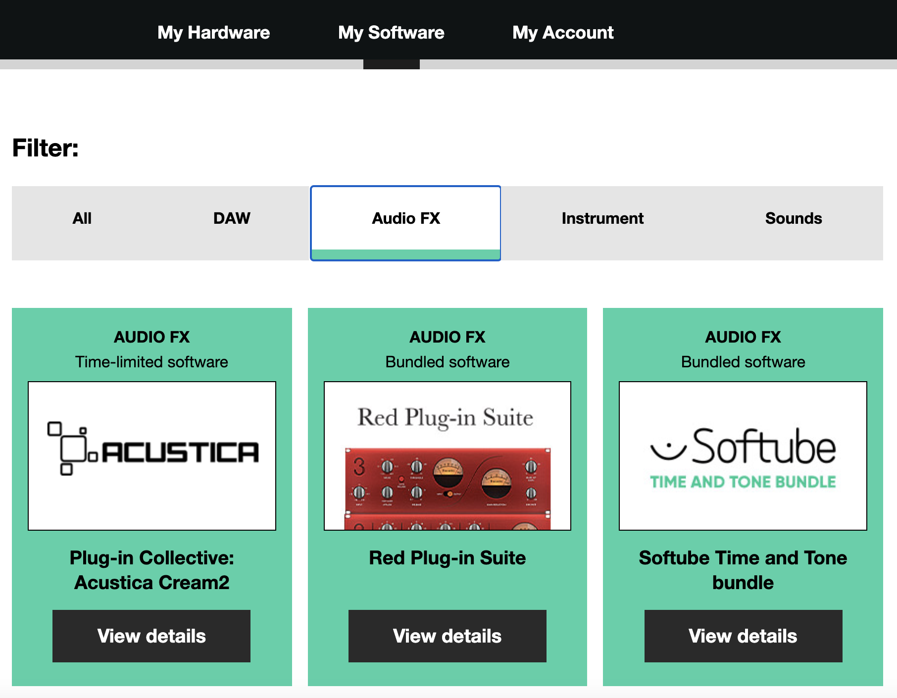 focusrite product bundle code