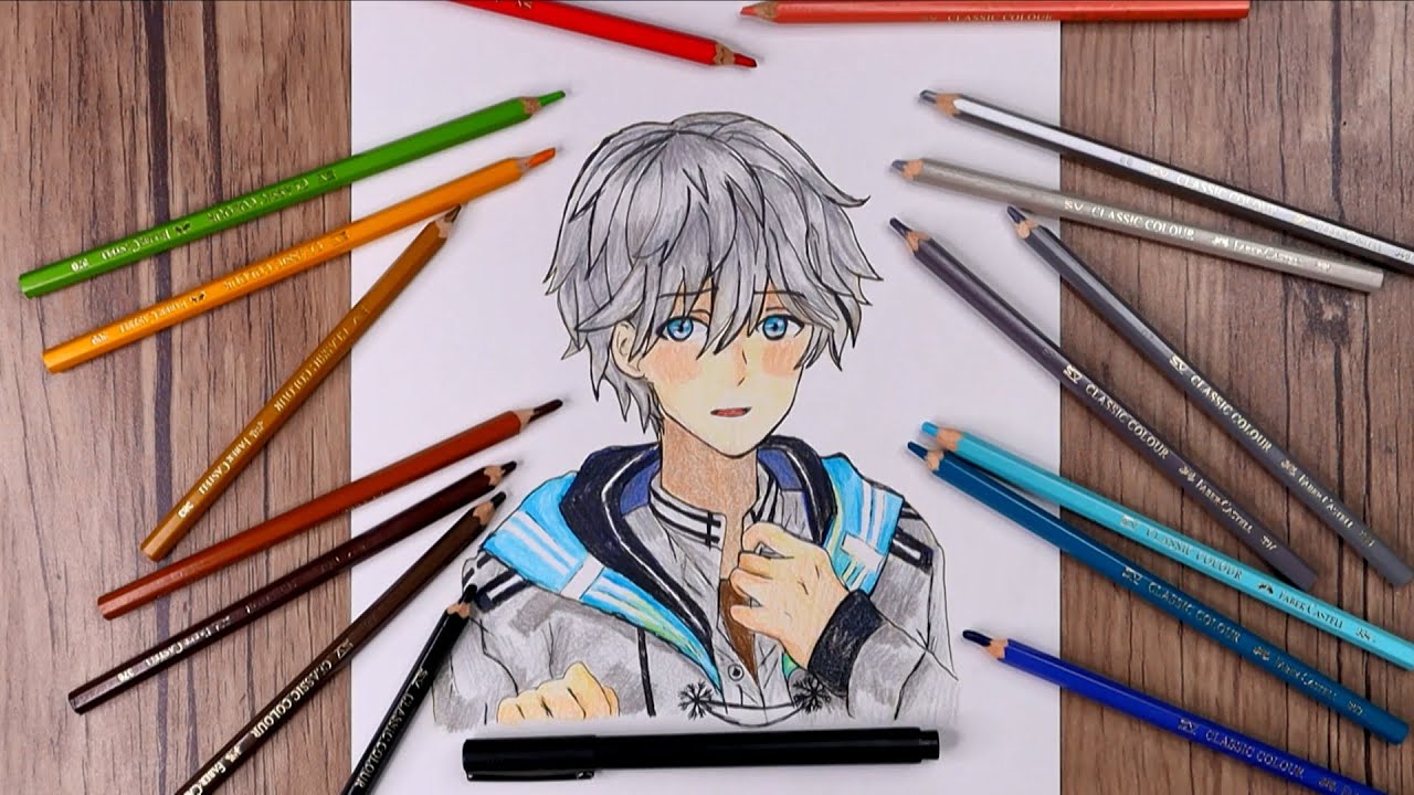 anime color drawing