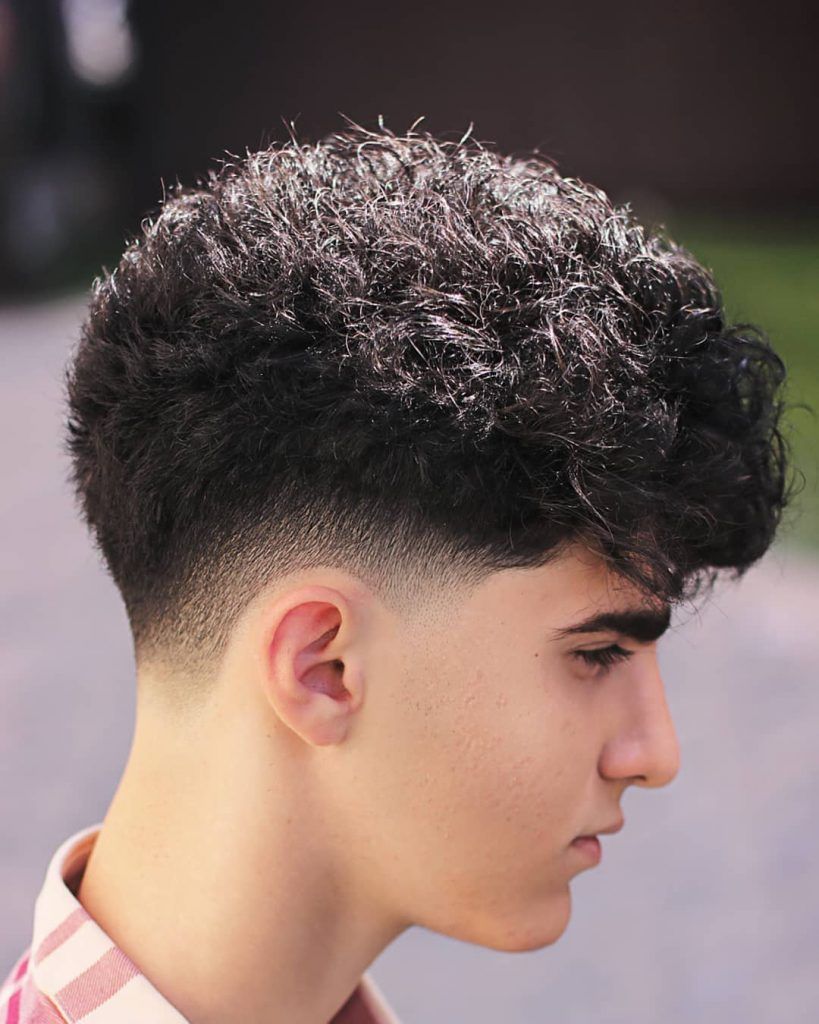 fluffy hair drop fade