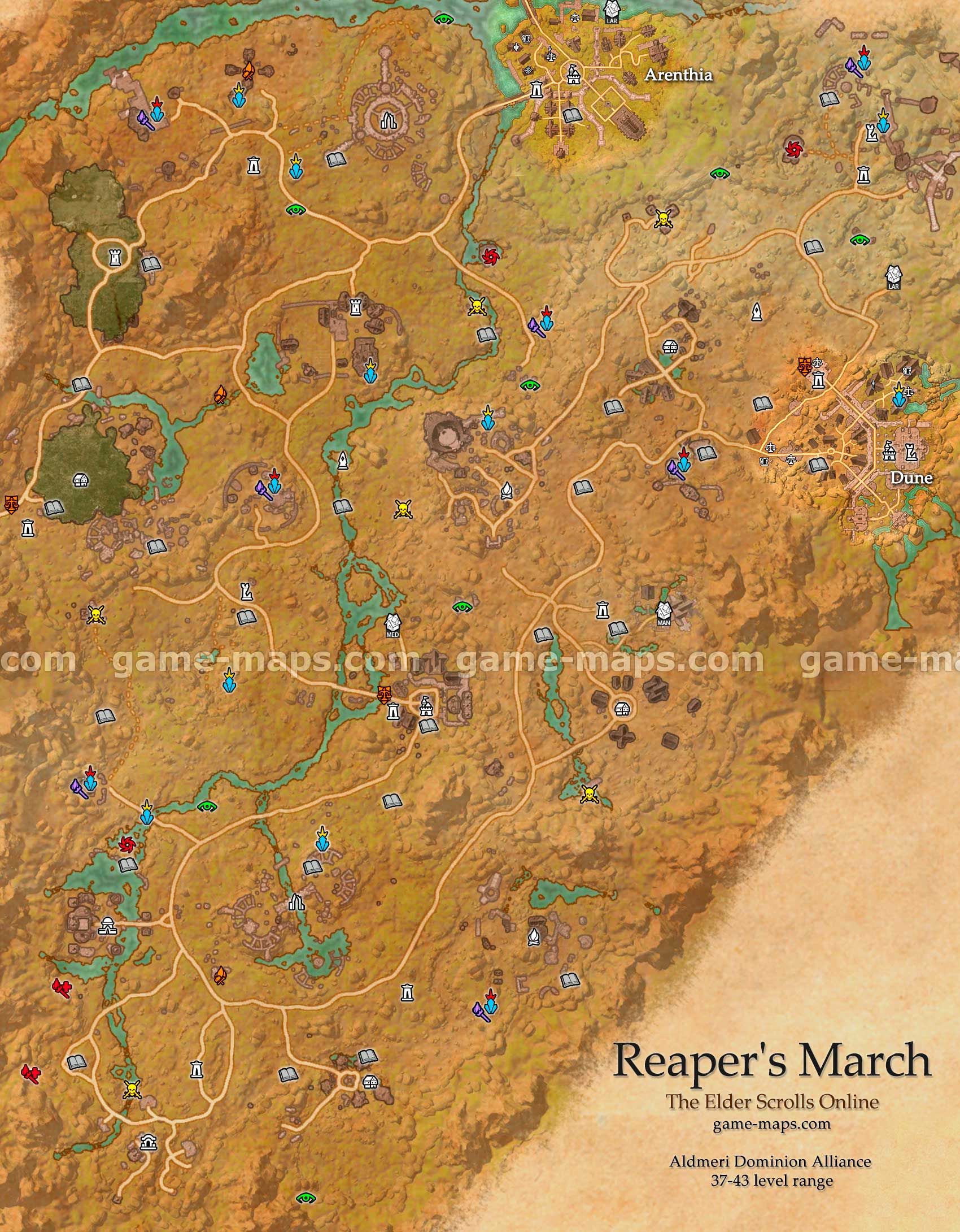 eso how to get to reapers march