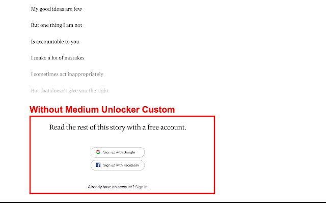 medium unlocker