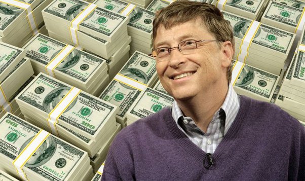 bill gates 1 minute income in rupees