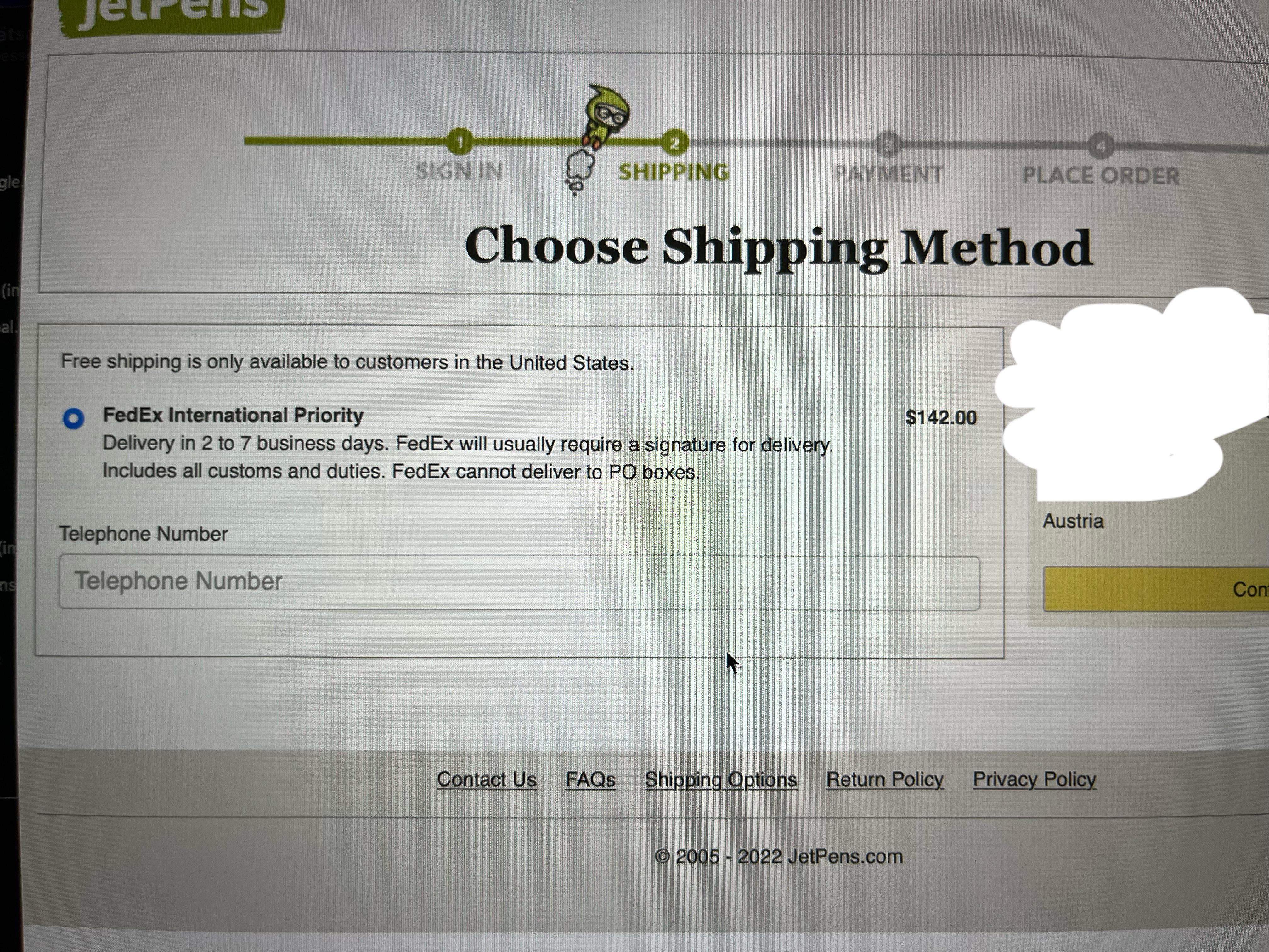 jetpens canada shipping