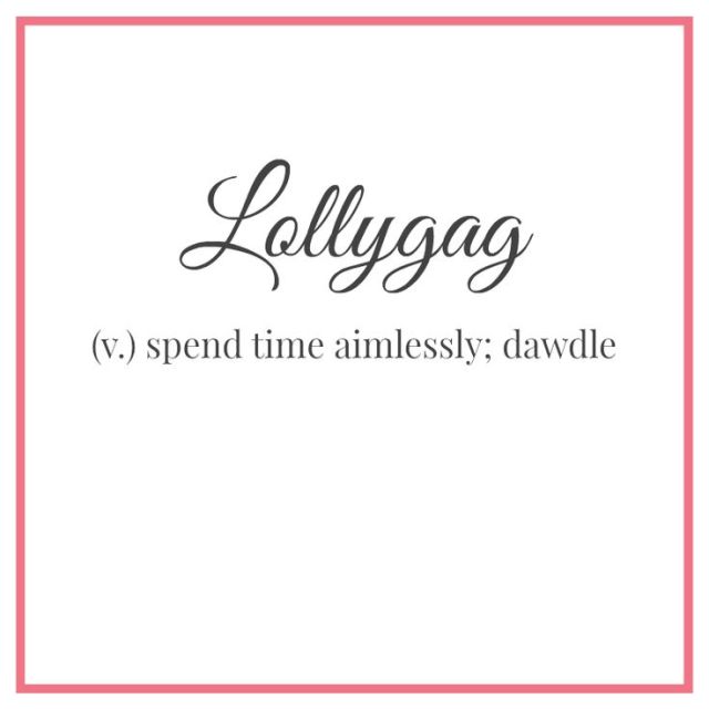 lollygagger meaning