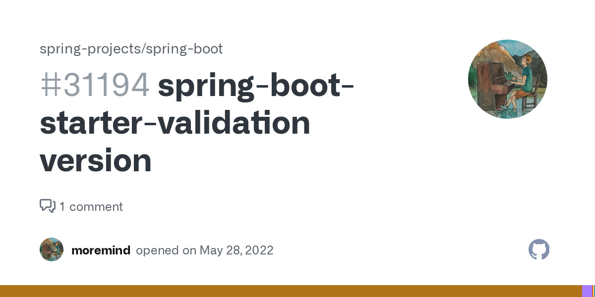 spring boot starter validation