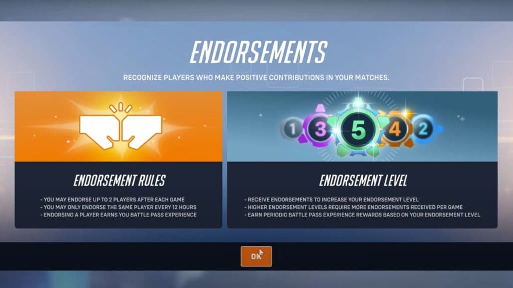 level 5 endorsement overwatch 2