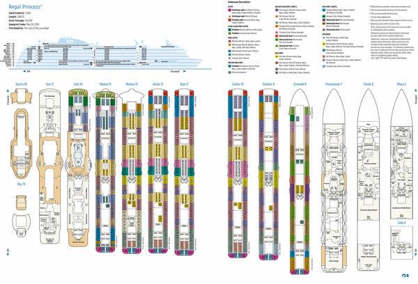 regal princess deck plan