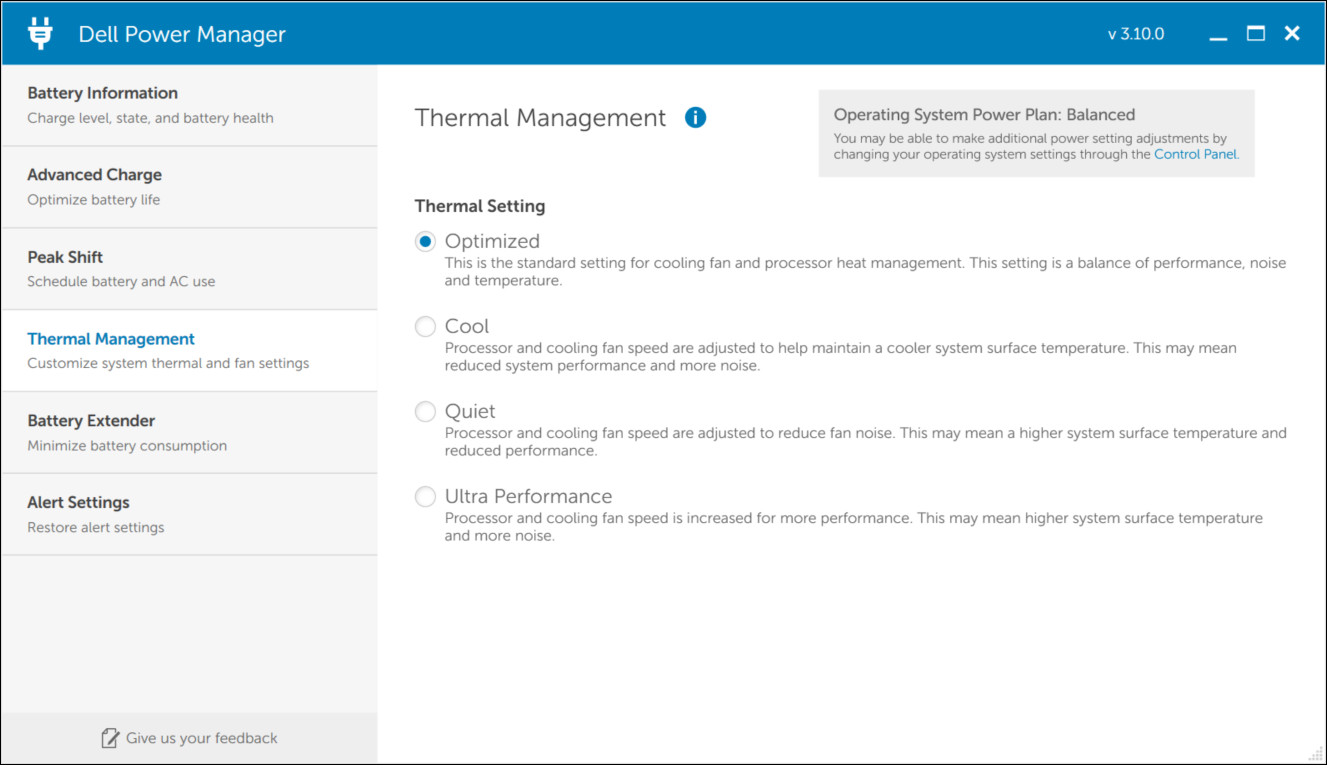 power manager dell