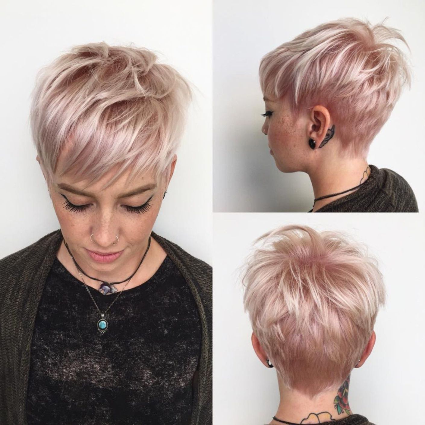 short pixie cut for fine hair