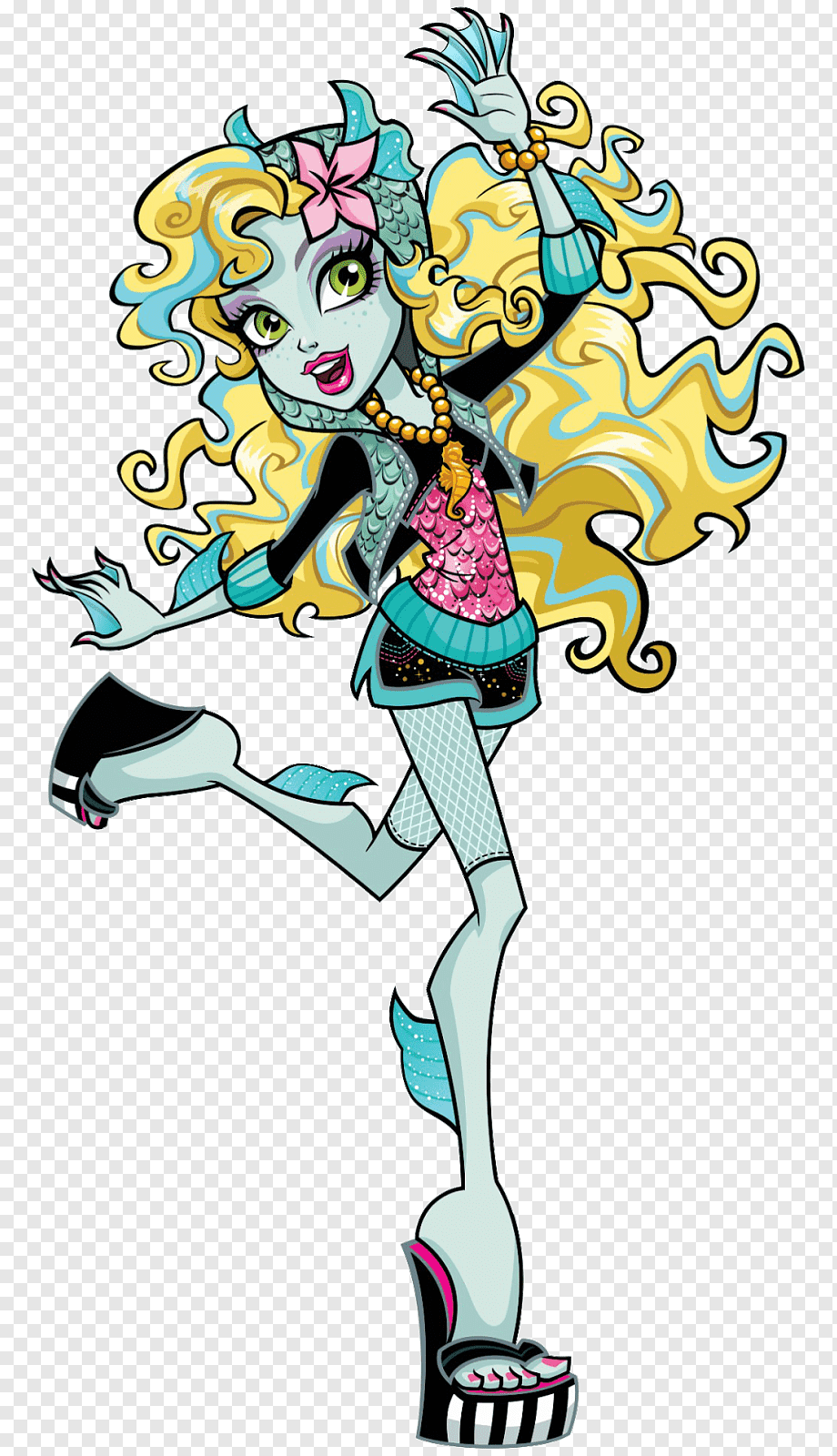 blue monster high characters