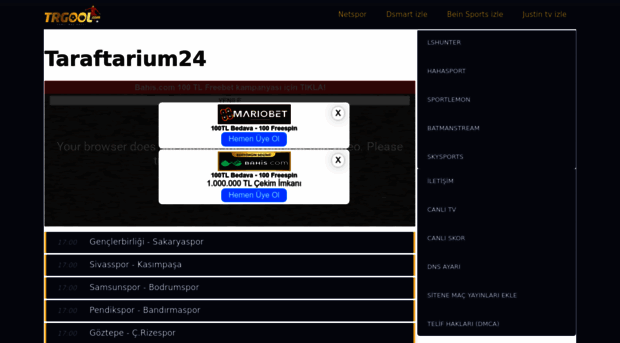 tr gol canlı maç izle