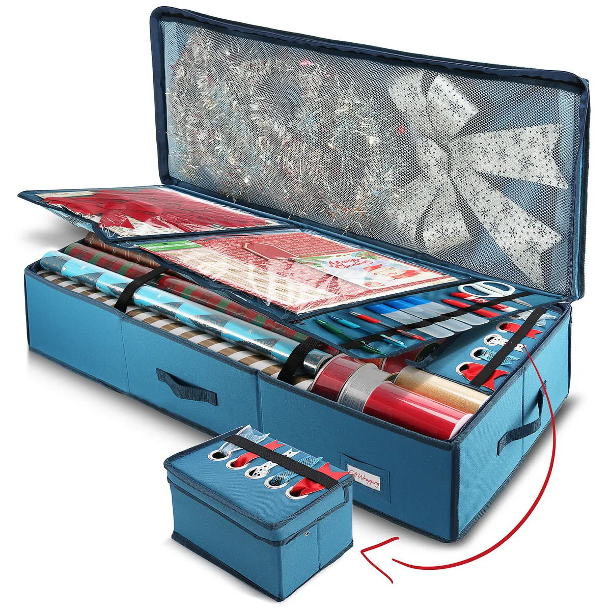 wrapping paper storage box