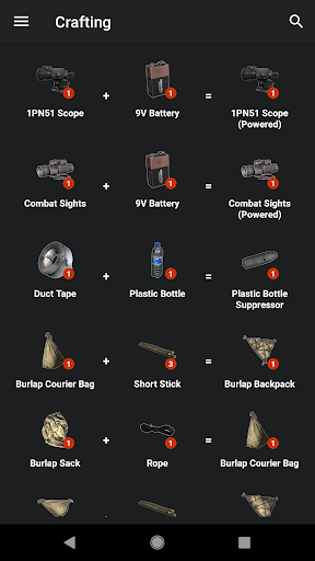 dayz crafting