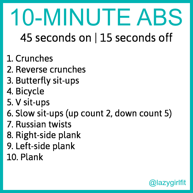 10 min abb workout